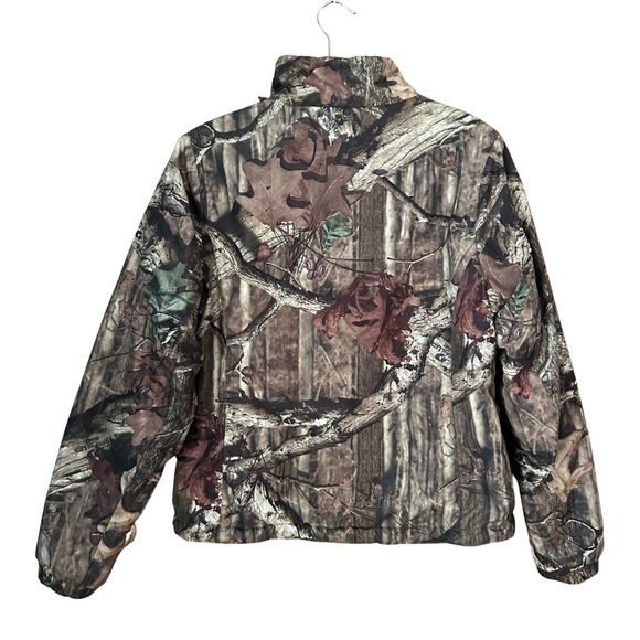 Cabela’s AGO Break Up Realtree Camo Print Thinsulate Zip Up Reversible Jacket - Picture 3 of 7